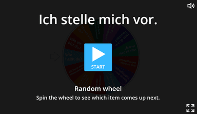 Wordwall - Ich stelle mich vor