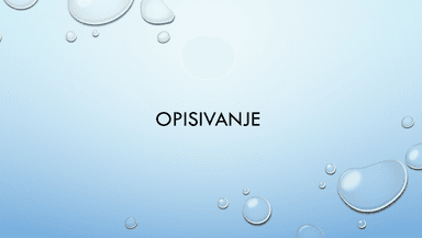 Stvaran i slikovit opis