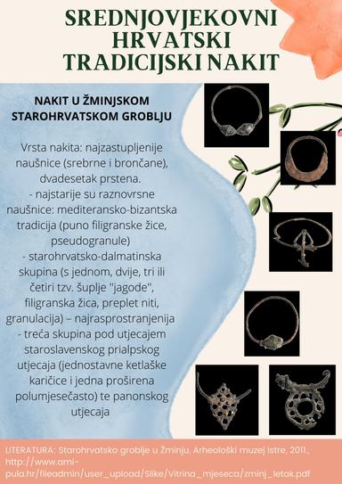 Srednjovjekovni hrvatski nakit - izborna tema iz zavičajne povijesti
