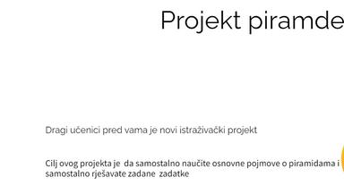 Projekt piramide