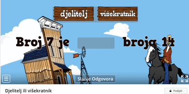 Djelitelji i višekratnici