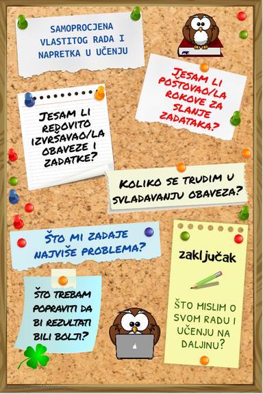 Samoprocjena vlastitog rada i napretka u učenju