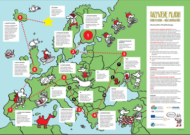 Poster Razmjene mladih  Korak po korak  naša europska priča