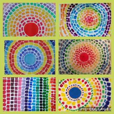 Slikamo kao Alma Thomas - LK - osnovne boje, ritam, niz