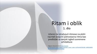 Likovna kultura za 5. razred - Ritam i oblik