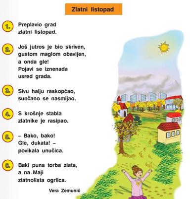 Pjesmica Zlatni listopad, V. Zemunić (učenici s teškoćama)