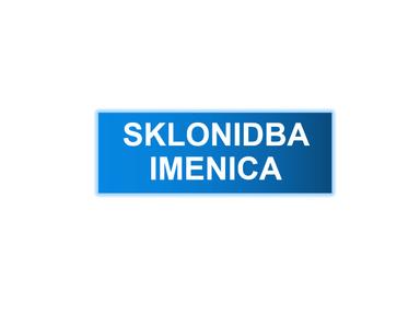 Sklonidba imenica