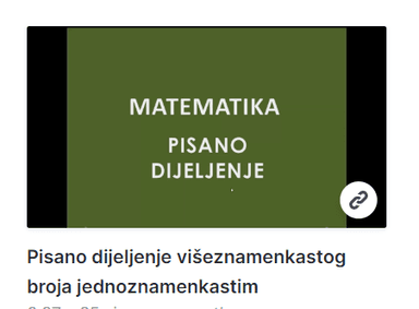 Pisnao dijeljenje višeznamenkastog broja jednoznamenkastim brojem
