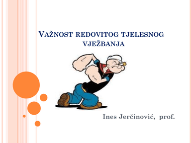Važnost redovitog tjelesnog vježbnja