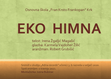 Spot za eko himnu OŠ "Fran Krsto Frankopan" Krk, MŠ