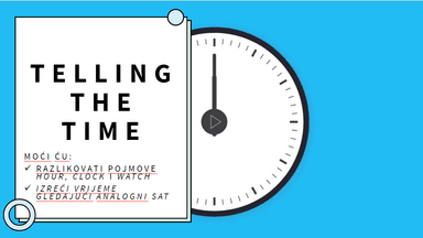 Video lekcija: Telling the time