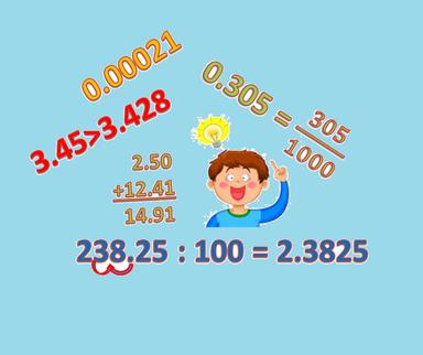 Matematika - Treasure hunt - decimalni brojevi