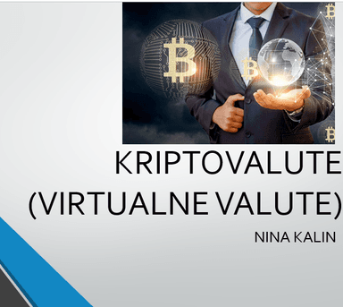 Virtualne valute - Kriptovalute