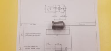 Izrada ručkice tokarenjem-vježba