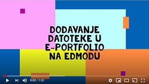 Dodavanje dokumenta u e-portfolio na Edmodo