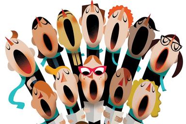 A capella pjevanje u božićnim pjesmama