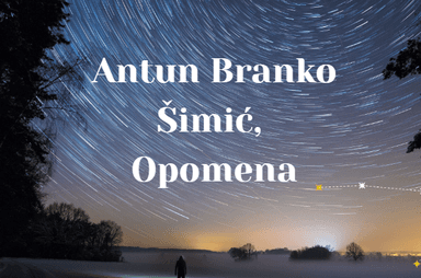 Antun Branko Šimić, Opomena