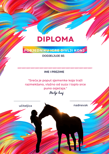 Divlji konj, djelo za cjelovito čitanje 