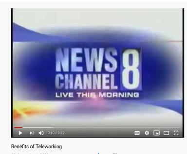 Benefits of teleworking