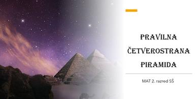 Pravilna četverostrana piramida