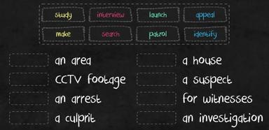 Collocations - police work