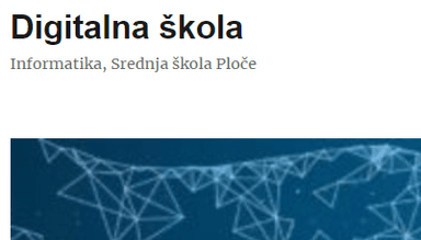 Digitalni obrazovni sadržaji - ssploce
