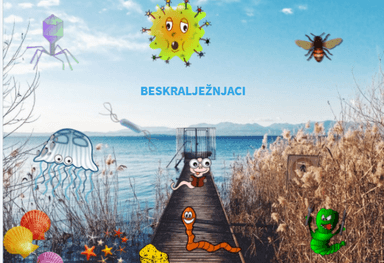 Interaktivna slika BESKRALJEŠNJACI