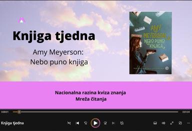 Knjiga tjedna 
Amy Meyerson: Nebo puno knjiga