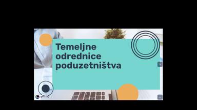 temeljne odrednice poduzetništva