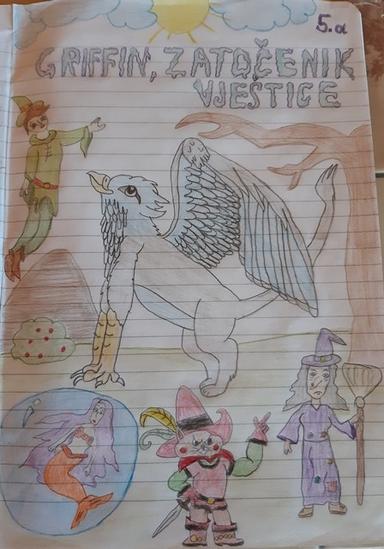 Griffin, zatočenik vještice - digitalna bajka 