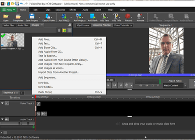 Izrada videozapisa u programu VideoPad Editor