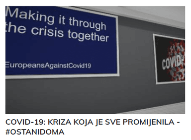 My (Eco) Home during Coronavirus Crisis - the Importance of #stayHOME
