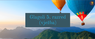 Glagoli (vježba)