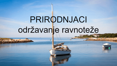 Prirodnjaci- održavanje ravnoteže