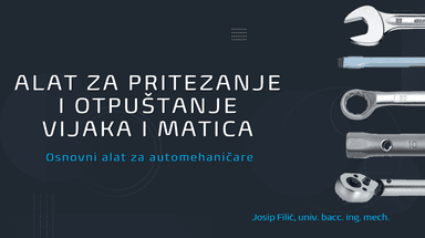 Alat za pritezanje i otpuštanje vijaka i matica