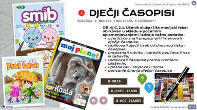 Tema: Dječji časopisi (KIMOO, 2. razred)