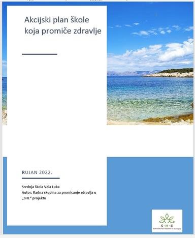 Akcijski plan škole koja promiče zdravlje- SHE Srednje škole Vela Luka