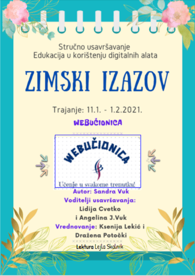 Zimski izazov - webučionica