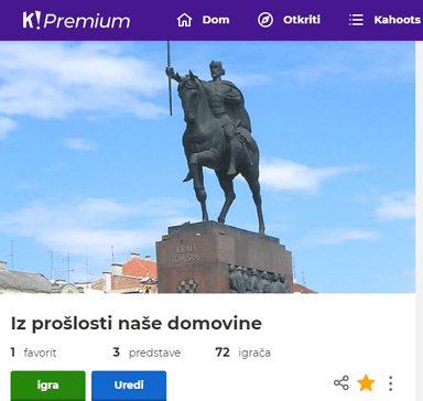 Iz prošlosti naše domovine-4. raz OŠ