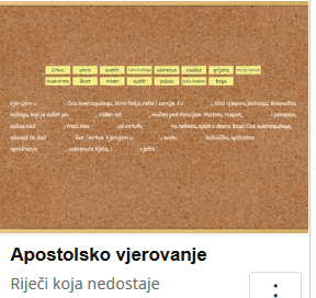 Apostolsko vjerovanje