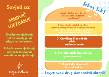 Sendvič savjeti za vježbanje