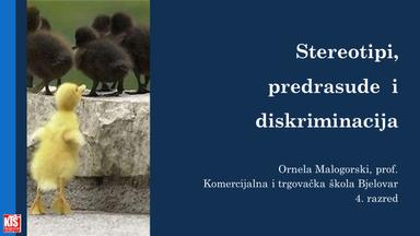 STEREOTIPI, PREDRASUDE I DISKRIMINACIJA