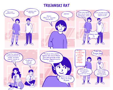 Grčka - zemlja polisa, Trojanski rat