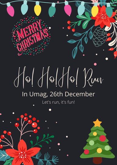 Poziv na sportsko događanje u obliku digitalnog letka u web alatu "Canva"