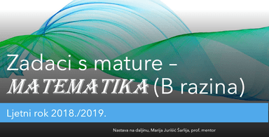 Zadaci s mature iz matematike - B razina