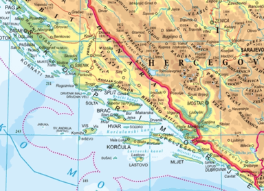 Reljefna obilježja Primorske Hrvatske