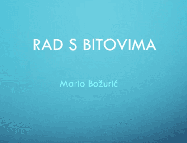 Rad s bitovima - Algoritmi i programiranje
