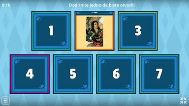 Evanđelja KV OŠ 2 razred edukativna igra