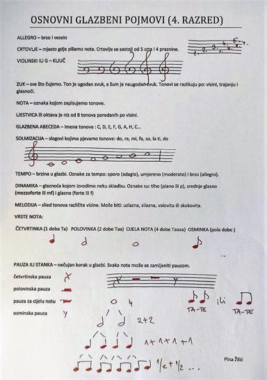 OSNOVNI GLAZBENI POJMOVI 