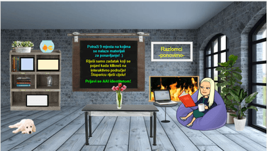 Razlomci u interaktivnoj slici